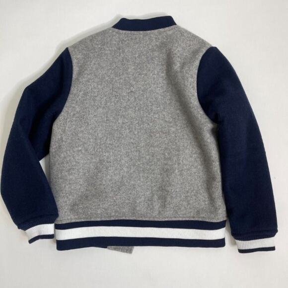 OLD NAVY Blue & Gray Snaps Closure Long Sleeve Jacket Coat SZ S - Picture 5 of 5